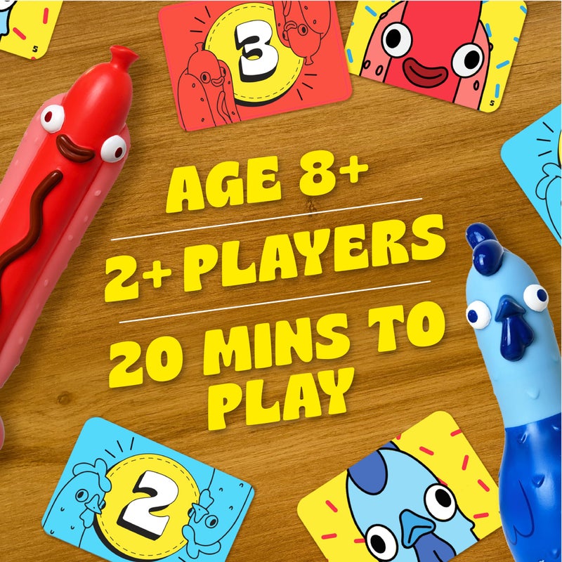 Big Potato Chicken vs Hotdog: The Ultimate Challenge Party Game for Flipping-Fun Families, Board Game for Game Nights - Image 3